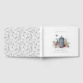 Kute Cheerful Rozen Floral Teapot Elke leeftijd va Gastenboek (Volledig)