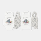 Kute Cheerful Rozen Floral Teapot Vrijgezellenfees Bedankdoosjes (Uitgevouwen)