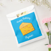Kute Cheese Wedge Kinder 1e verjaardag Bedankzakje (Gezegeld)