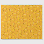 Kute Cheese Wedge Kinder 1e verjaardag Cadeaupapier (Vlak)