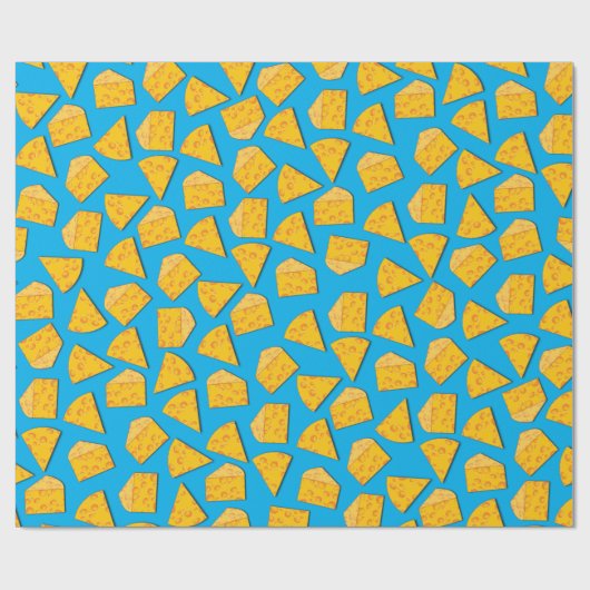 Kute Cheese Wedge Kinder 1e verjaardag Cadeaupapier (Vlak)