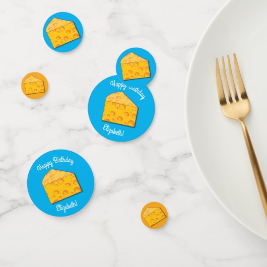 Kute Cheese Wedge Kinder 1e verjaardag Confetti (Groep)