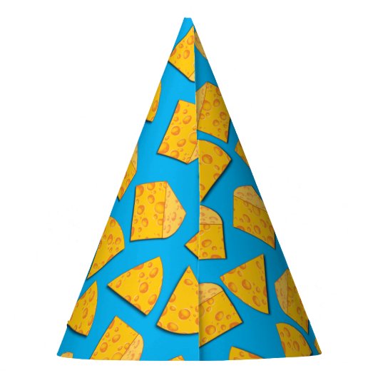 Kute Cheese Wedge Kinder 1e verjaardag Feesthoedjes (Achterkant)