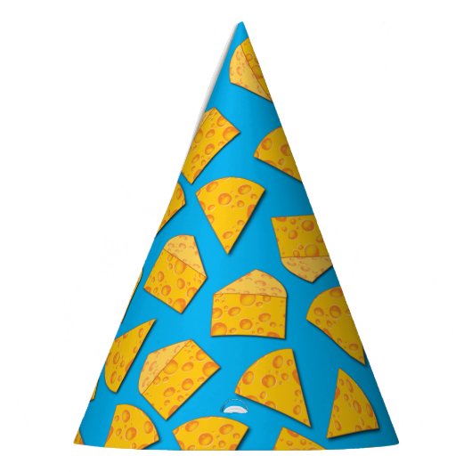 Kute Cheese Wedge Kinder 1e verjaardag Feesthoedjes (Links)