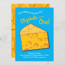 Kute Cheese Wedge Kinder 1e verjaardag