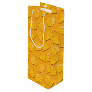 Kute Cheese Wedge Kinder 1e verjaardag Wijn Cadeautas