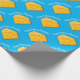 Kute Cheese Wedge Kinder 1st Birthday Party Cadeaupapier