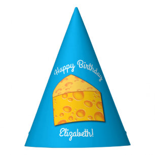 Kute Cheese Wedge Kinder 1st Birthday Party Feesthoedjes
