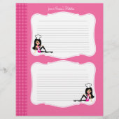 Kute Chef Art Recipe Pages for Multomappen #1 (Voorkant)