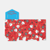 Kute Chef Koking Kinderen 1e verjaardag Bedankdoosjes (Uitgevouwen)