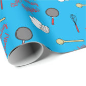 Kute Chef Koking Kinderen 1e verjaardag Cadeaupapier (Rol Hoek)