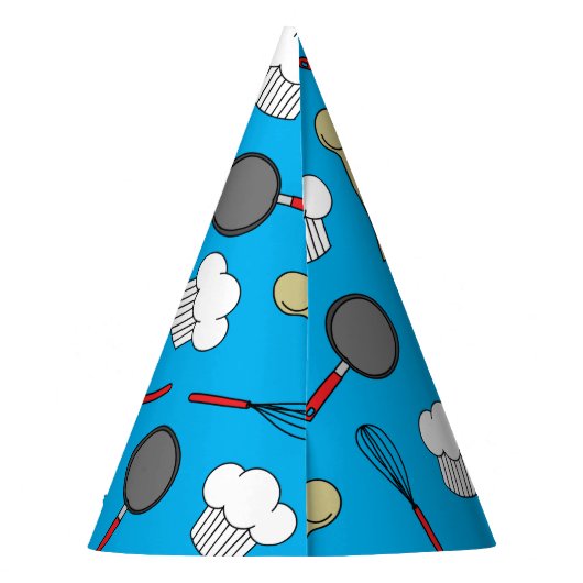 Kute Chef Koking Kinderen 1e verjaardag Feesthoedjes (Achterkant)