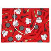 Kute Chef Koking Kinderen 1e verjaardag Groot Cadeauzakje (Voorkant)