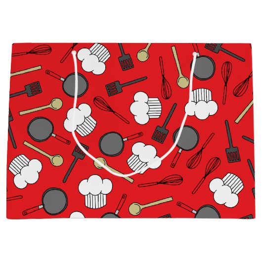 Kute Chef Koking Kinderen 1e verjaardag Groot Cadeauzakje (Voorkant)