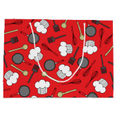 Kute Chef Koking Kinderen 1e verjaardag Groot Cadeauzakje (Achterkant)