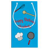 Kute Chef Koking Kinderen 1e verjaardag Klein Cadeauzakje (Achterkant)