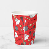 Kute Chef Koking Kinderen 1e verjaardag Papieren Bekers (Rechts)