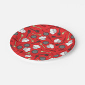 Kute Chef Koking Kinderen 1e verjaardag Papieren Bordje (Gekanteld)