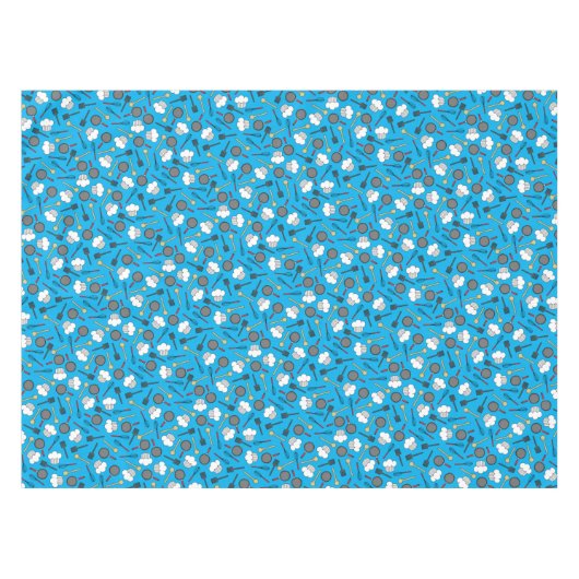 Kute Chef Koking Kinderen 1e verjaardag Tafelkleed (Voorkant (Horizontaal))