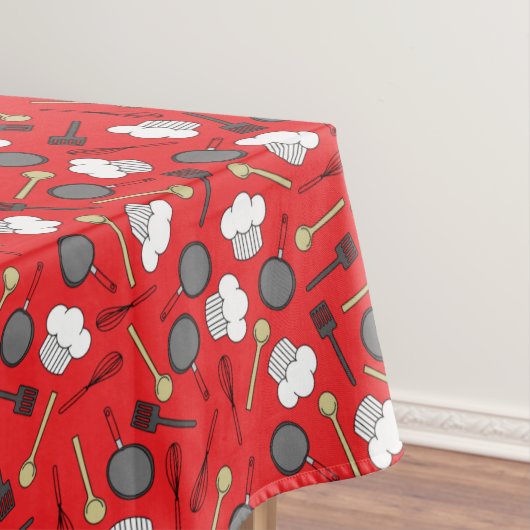 Kute Chef Koking Kinderen 1e verjaardag Tafelkleed (Voorbeeld)