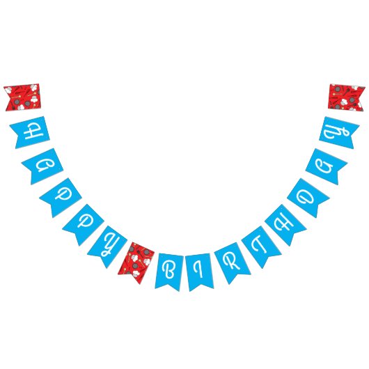 Kute Chef Koking Kinderen 1e verjaardag Vlaggetjes (Alle)