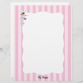 Kute Chef Recipe Pages voor Multomap (Voorkant / Achterkant)