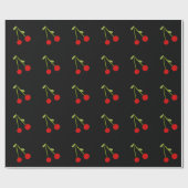 Kute -Cherry Wrapping Paper Cadeaupapier (Vlak)