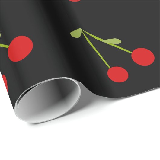 Kute -Cherry Wrapping Paper Cadeaupapier (Rol Hoek)