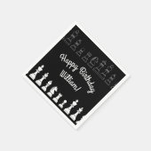 Kute Chess Board Game Kinderen Birthday Party Servet (Hoek)