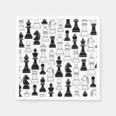 Kute Chess Board Game Kinderen Birthday Party Servet (Voorkant)
