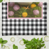 Kute Chicken and Flowers Easter Theedoek (Gevouwen)