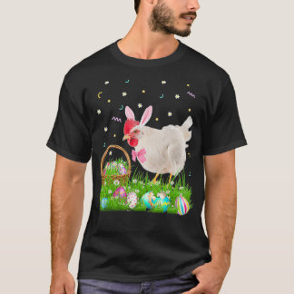 Kute Chicken Easter Day Bunny Eggs Easter Costuum T-shirt