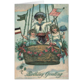 Kute Children Hot Air Ballon Rozen