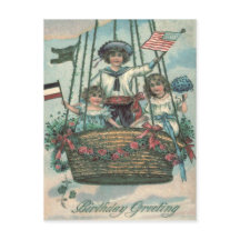 Kute Children Hot Air Ballon Rozen