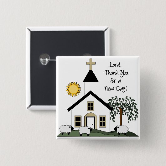 Kute Christelijke Button (Voorkant /achterkant)