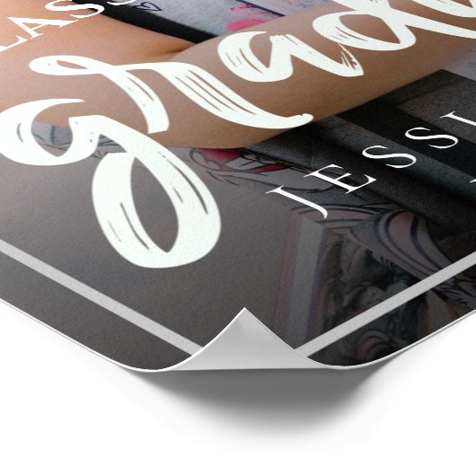 Kute class van de 2023 Foto Afstuderen aankondigin Poster (Hoek)