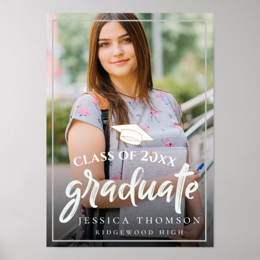 Kute class van de 2023 Foto Afstuderen aankondigin Poster (Voorkant)