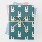 Kute Colorful Animals Pastel Minimum Inpakpapier Vel (In situ)