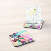Kute Colorful Butterflies Bier Onderzetter (Rechterzijde)
