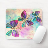 Kute Colorful Butterflies Muismat (Met muis)