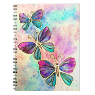 Kute Colorful Butterflies Notitieboek