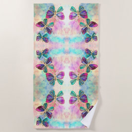 Kute Colorful Butterflies Strandlaken