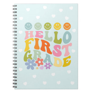 Kute Colorful First Grade Kinder Notitieboek