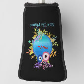 Kute Colorful Save the Planet Collectie Golfheadcover (Draai 90)