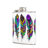 Kute Colorful Tribal Feathers Heupfles (Links)