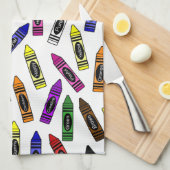 Kute Colorful Words Kitchen Towel Theedoek (Quarter Fold)