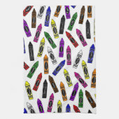 Kute Colorful Words Kitchen Towel Theedoek (Verticaal)