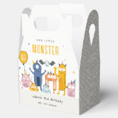 Kute Colorful Yellow Monsters Kinderen van afgelop Bedankdoosjes (Geopend)