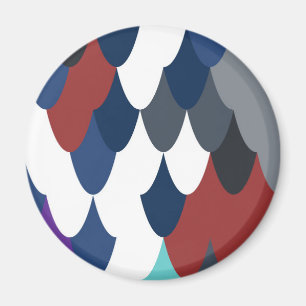 Kute colotful fish crust model appelhorlogeband magneet