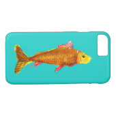 Kute comet goldfish pop art illustratie Case-Mate iPhone case (Achterkant (Horizontaal))